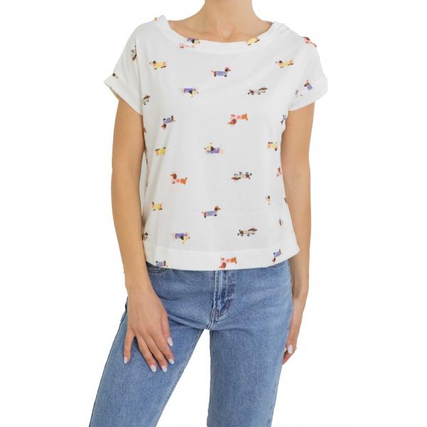 t shirt con bassotti